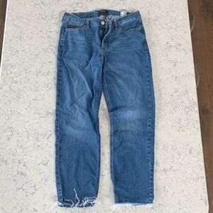 Banana Republic Cropped Denim Jeans in Classic Blue